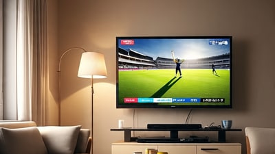 Watching cricket on a big screen is truly exciting! Get a smart TV with a large display in the Amazon deals.