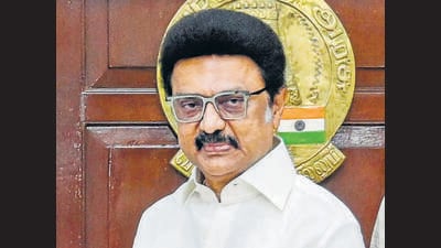 Tamil Nadu CM M K Stalin said the questions raised in the reference reveal the BJP-led central government’s “sinister intent” to distort the Constitution’s basic distribution of powers and incapacitate the state legislatures dominated by parties opposed to the ruling party at the Centre (File photo) Tamil Nadu CM M K Stalin said the questions raised in the reference reveal the BJP-led central government’s “sinister intent” to distort the Constitution’s basic distribution of powers and incapacitate the state legislatures dominated by parties opposed to the ruling party at the Centre (File photo)