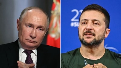 This combination of pictures created on May 12, 2025 shows President Vladimir Putin and Ukraine's President Volodymyr Zelensky. (AFP) This combination of pictures created on May 12, 2025 shows President Vladimir Putin and Ukraine's President Volodymyr Zelensky. (AFP)