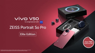 Vivo V50 Elite Edition with Snapdragon 7 Gen 3 processor, 6000 mAh battery launched in India. (Vivo) Vivo V50 Elite Edition with Snapdragon 7 Gen 3 processor, 6000 mAh battery launched in India. (Vivo)