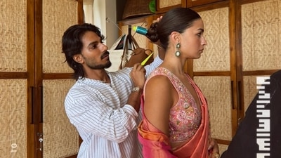 Amit Thakur working with Alia Bhatt for a recent event. Amit Thakur working with Alia Bhatt for a recent event.