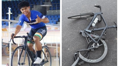 Esow Alban was hit by two speeding bikes in Delhi