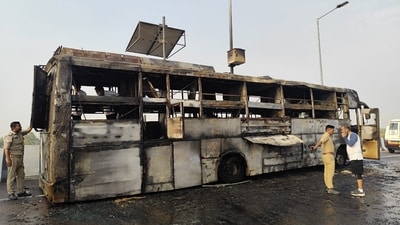 As per eyewitnesses at the time of the incident, most passengers were asleep. (HT)