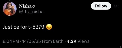 Snapshot of one of the tweets on Big B's post Snapshot of one of the tweets on Big B's post