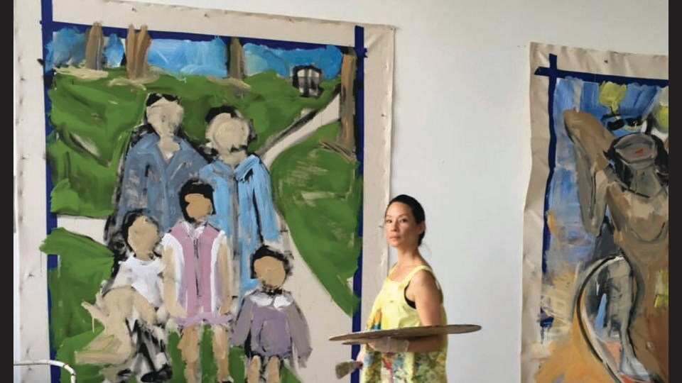 Much of Lucy Liu’s art explores her identity as a child of immigrants. (INSTAGRAM/@LUCYLIU)