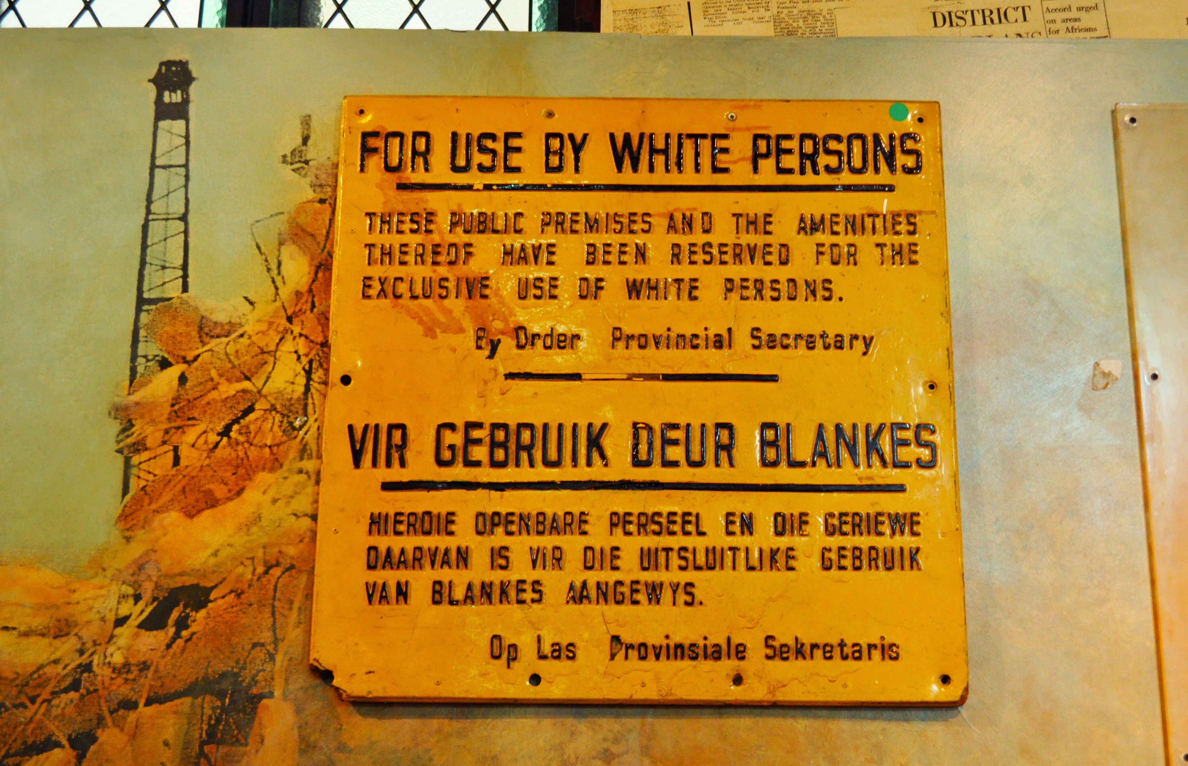 An Apartheid era sign from South Africa. (Shutterstock) An Apartheid era sign from South Africa. (Shutterstock)