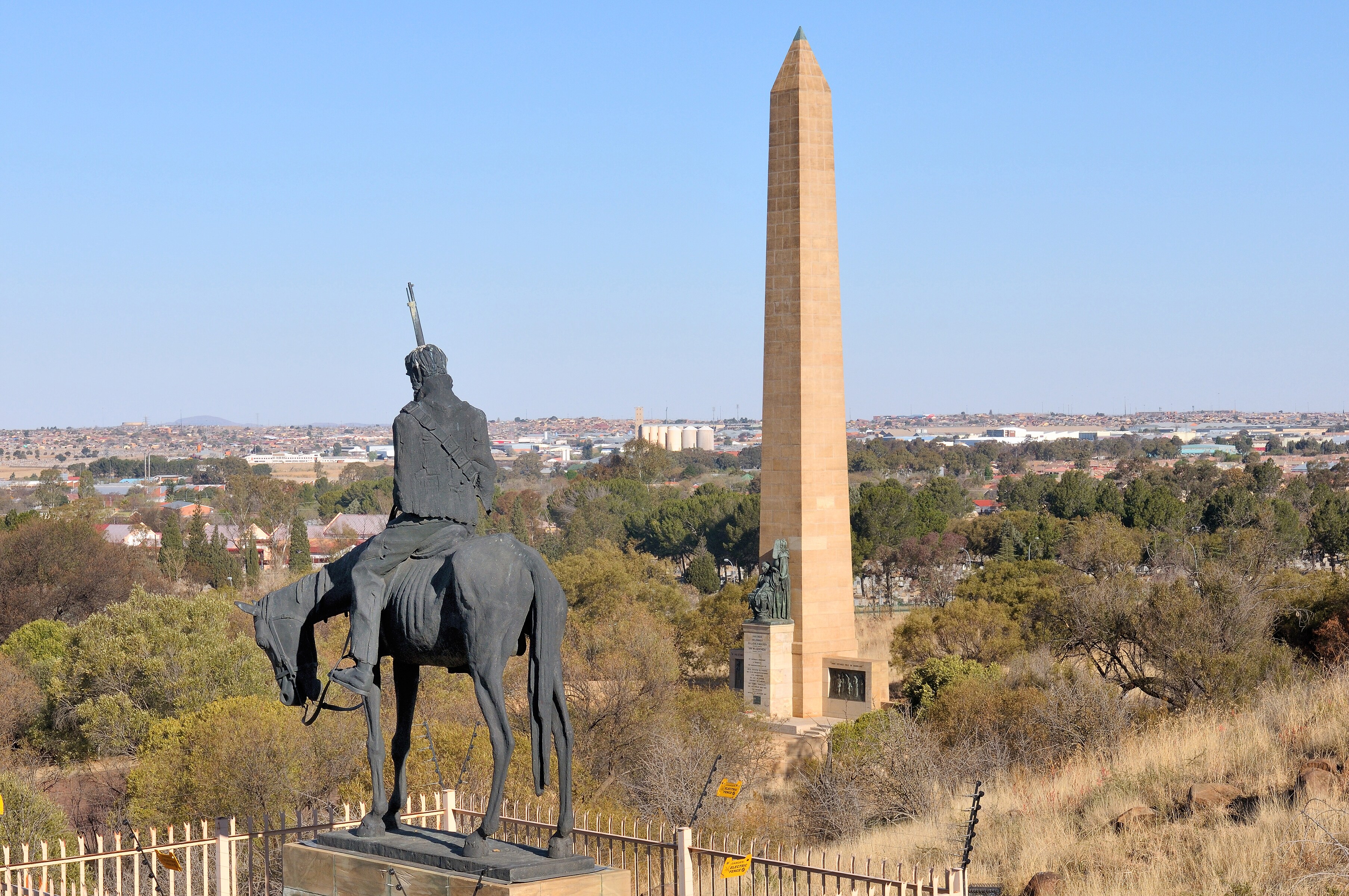The National Women’s Memorial commemorates the Boer women and children who died in British concentration camps during the South African War (1899-1902). It was unveiled in 1913 in Bloemfontein, South Africa, and is located on the same grounds as the Anglo-Boer War Museum. (Shutterstock) The National Women’s Memorial commemorates the Boer women and children who died in British concentration camps during the South African War (1899-1902). It was unveiled in 1913 in Bloemfontein, South Africa, and is located on the same grounds as the Anglo-Boer War Museum. (Shutterstock)