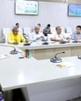 Chief minister Yogi Adityanath during a review meeting of the panchayati raj department. (Sourced) Chief minister Yogi Adityanath during a review meeting of the panchayati raj department. (Sourced)