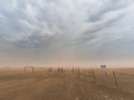 A dust storm hit Chicago, Illinois on Friday A dust storm hit Chicago, Illinois on Friday