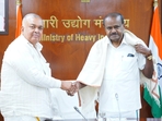 Karnataka Transport Minister Shri Ramalinga Reddy met HD Kumaraswamy to request electric buses under PM e-DRIVE.