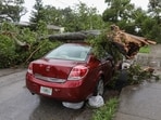 A tornado damaged property across St Louis and Clayton