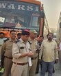 The seized buses on Thursday. (HT Photo)