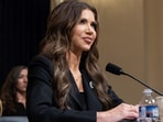 Homeland Security Secretary Kristi Noem suggests a reality show called The American, featuring immigrants competing for citizenship.  REUTERS/Anna Rose Layden