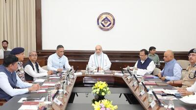Amit Shah made the remarks while inaugurating the new multi-agency centre (MAC) at North Block on Friday. (HT photo sourced) Amit Shah made the remarks while inaugurating the new multi-agency centre (MAC) at North Block on Friday. (HT photo sourced)