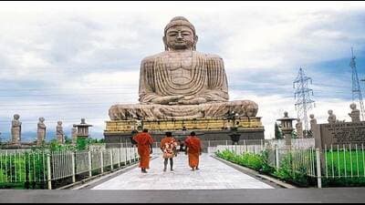 Buddha memorial in Gaya (Instagram)