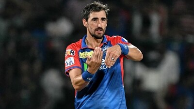 Mitchell Starc during the 2025 season of the IPL for Delhi Capitals. (AFP) Mitchell Starc during the 2025 season of the IPL for Delhi Capitals. (AFP)
