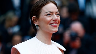 Cast member Emma Stone poses on the red carpet during arrivals for the screening of the film "Eddington" in competition at the 78th Cannes Film Festival in Cannes, France, May 16, 2025. REUTERS/Manon Cruz (REUTERS)