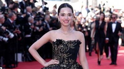 Laapataa Ladies actor Nitanshi Goel arrives for the screening of the film "Dossier 137" at the 78th edition of the Cannes Film Festival. (AFP) Laapataa Ladies actor Nitanshi Goel arrives for the screening of the film "Dossier 137" at the 78th edition of the Cannes Film Festival. (AFP)