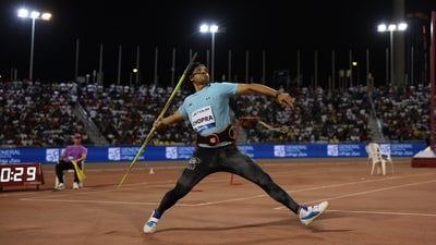 Doha Diamond League: Neeraj Chopra breaches the 90m mark for the first time in his career. (Wanda Diamond League - X) Doha Diamond League: Neeraj Chopra breaches the 90m mark for the first time in his career. (Wanda Diamond League - X)