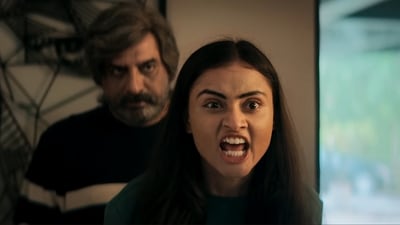 Hiten Kumar and Janki Bodiwala in a still from the Gujarati film Vash, Hiten Kumar and Janki Bodiwala in a still from the Gujarati film Vash,