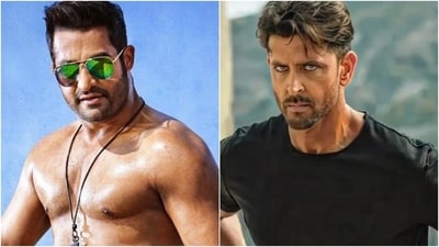 Jr NTR and Hrithik Roshan will face off soon in War 2. Jr NTR and Hrithik Roshan will face off soon in War 2.