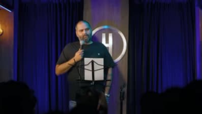 A screengrab of Kunal Kamra's act in The Habitat. (X/@kunalkamra88)) A screengrab of Kunal Kamra's act in The Habitat. (X/@kunalkamra88))