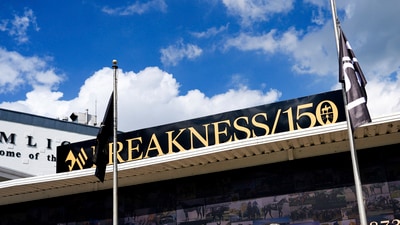 The 150th Preakness Stakes features nine contenders ready to participate at Baltimore's Pimlico Race Course. (AP Photo/Julia Demaree Nikhinson) (AP) The 150th Preakness Stakes features nine contenders ready to participate at Baltimore's Pimlico Race Course. (AP Photo/Julia Demaree Nikhinson) (AP)