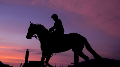 The 150th Preakness Stakes kicks off on May 17 at Pimlico Race Course, serving as the second leg of the Triple Crown.
(AP Photo/Julia Demaree Nikhinson) (AP) The 150th Preakness Stakes kicks off on May 17 at Pimlico Race Course, serving as the second leg of the Triple Crown.
(AP Photo/Julia Demaree Nikhinson) (AP)