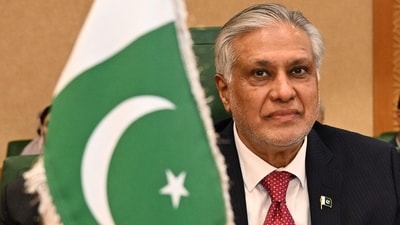 Pakistan's foreign minister Ishaq Dar in Jeddah on March 7, 2025. (AFP) Pakistan's foreign minister Ishaq Dar in Jeddah on March 7, 2025. (AFP)