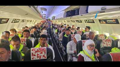 The flight operations at the Srinagar airport were suspended on May 7 after Operation Sindoor (HT Photo) The flight operations at the Srinagar airport were suspended on May 7 after Operation Sindoor (HT Photo)