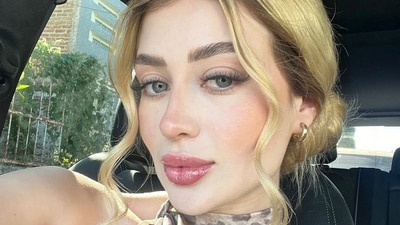 Valeria Marquez, a 23-year-old beauty influencer from Mexico, was shot and killed during a livestream in her salon. (  @v___marquez via REUTERS)