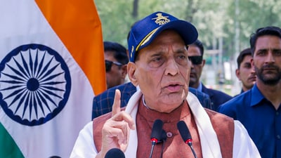 Defence Minister Rajnath Singh says Operation Sindoor far from over in Gujarat's Bhuj (PIB) Defence Minister Rajnath Singh says Operation Sindoor far from over in Gujarat's Bhuj (PIB)