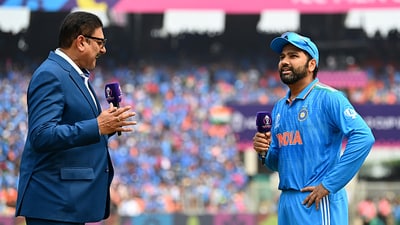 Ravi Shastri, left, has often conducted tosses featuring Rohit Sharma (AFP) Ravi Shastri, left, has often conducted tosses featuring Rohit Sharma (AFP)