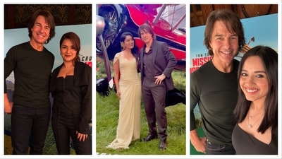 Tom Cruise invited Avneet Kaur, Niharika NM and Jannat Zubair to the sets and premiere of Mission Impossible 8. Tom Cruise invited Avneet Kaur, Niharika NM and Jannat Zubair to the sets and premiere of Mission Impossible 8.