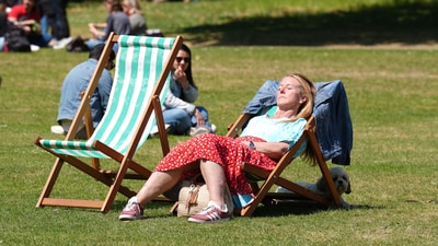 Temperatures could hit 25C over the weekend (Lucy North/PA) Temperatures could hit 25C over the weekend (Lucy North/PA)