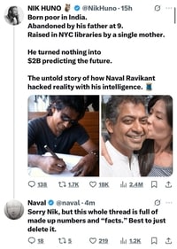 Naval Ravikan't reply to an X user. (X/@NikHuno) Naval Ravikan't reply to an X user. (X/@NikHuno)
