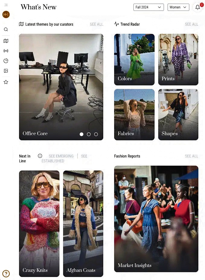 Trend forecasting companies such as the Paris-based Heuritech now use proprietary AI programs to analyse images posted on social media, and make their predictions. Trend forecasting companies such as the Paris-based Heuritech now use proprietary AI programs to analyse images posted on social media, and make their predictions.