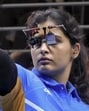 Indian shooter Manu Bhaker during the women's 10m air pistol event at the ISSF World Cup in Lima, Peru. Her two medals at the Paris Olympics has lifted the profile of Indian shooting. (PTI)