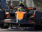 McLaren driver Lando Norris has maintained clean sheet at the top of the Imola leaderboard during the third practice session for the Emilia Romagna Grand Prix in Formula One on Saturday.&nbsp;&nbsp;(AP Photo/Antonio Calanni)