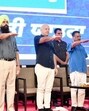 Punjab chief minister Bhagwant Mann and Aam Aadmi Party (AAP) national convenor Arvind Kejriwal along with Manish Sisodia kicking off a month-long ‘Nasha Mukti Yatra’ from Langroya village in Shaheed Bhagat Singh Nagar on Friday. (HT Photo) Punjab chief minister Bhagwant Mann and Aam Aadmi Party (AAP) national convenor Arvind Kejriwal along with Manish Sisodia kicking off a month-long ‘Nasha Mukti Yatra’ from Langroya village in Shaheed Bhagat Singh Nagar on Friday. (HT Photo)