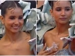 Nancy Tyagi walks the red carpet at the Cannes film Festival. Nancy Tyagi walks the red carpet at the Cannes film Festival.
