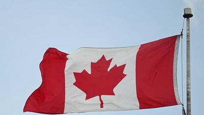 A Canadian flag in Montreal, Quebec, Canada. (Bloomberg)