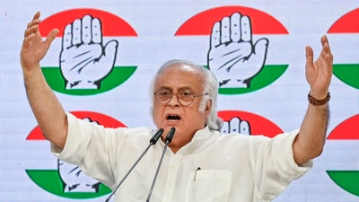 Congress General Secretary Jairam Ramesh addresses a press conference on caste census, at AICC in New Delhi. (ANI) Congress General Secretary Jairam Ramesh addresses a press conference on caste census, at AICC in New Delhi. (ANI)