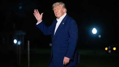 US President Donald Trump claimed that the tensions between India and Pakistan escalated dangerously and were close to reaching the point of a nuclear conflict. (AFP)