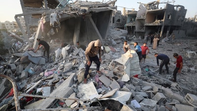 Local health authorities said 459 people had been injured in Israeli strikes in the past 24 hours. (REUTERS FILE)
