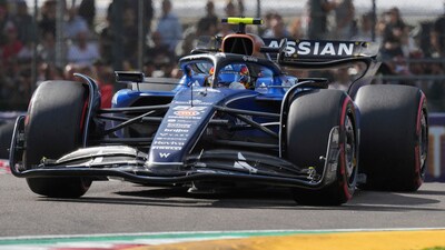 Williams driver Carlos Sainz of Spain in action during the qualifying at the Enzo and Dino Ferrari racetrack, ahead the Italy's Emilia Romagna Formula One Grand Prix, in Imola, Italy, Saturday, May 17, 2025. (AP Photo/Antonio Calanni) (AP) Williams driver Carlos Sainz of Spain in action during the qualifying at the Enzo and Dino Ferrari racetrack, ahead the Italy's Emilia Romagna Formula One Grand Prix, in Imola, Italy, Saturday, May 17, 2025. (AP Photo/Antonio Calanni) (AP)