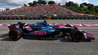 Alpine's Pierre Gasly during qualifying REUTERS/Jakub Porzycki (REUTERS)