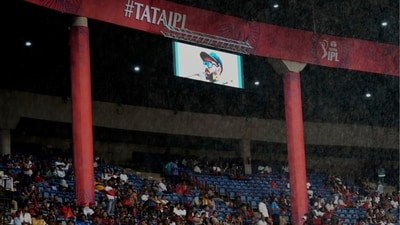 Virat Kohli's picture in Test jersey is displayed at the Chinnaswamy Stadium (AP) Virat Kohli's picture in Test jersey is displayed at the Chinnaswamy Stadium (AP)