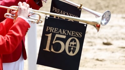 The Preakness Stakes 2025 weather looks favourable with light rain expected, leading to a fast track.
Emilee Chinn/Getty Images/AFP (Photo by Emilee Chinn / GETTY IMAGES NORTH AMERICA / Getty Images via AFP) (Getty Images via AFP) The Preakness Stakes 2025 weather looks favourable with light rain expected, leading to a fast track.
Emilee Chinn/Getty Images/AFP (Photo by Emilee Chinn / GETTY IMAGES NORTH AMERICA / Getty Images via AFP) (Getty Images via AFP)