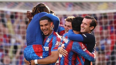 Crystal Palace stunned Manchester City on Saturday to win the FA Cup for the first time (REUTERS)